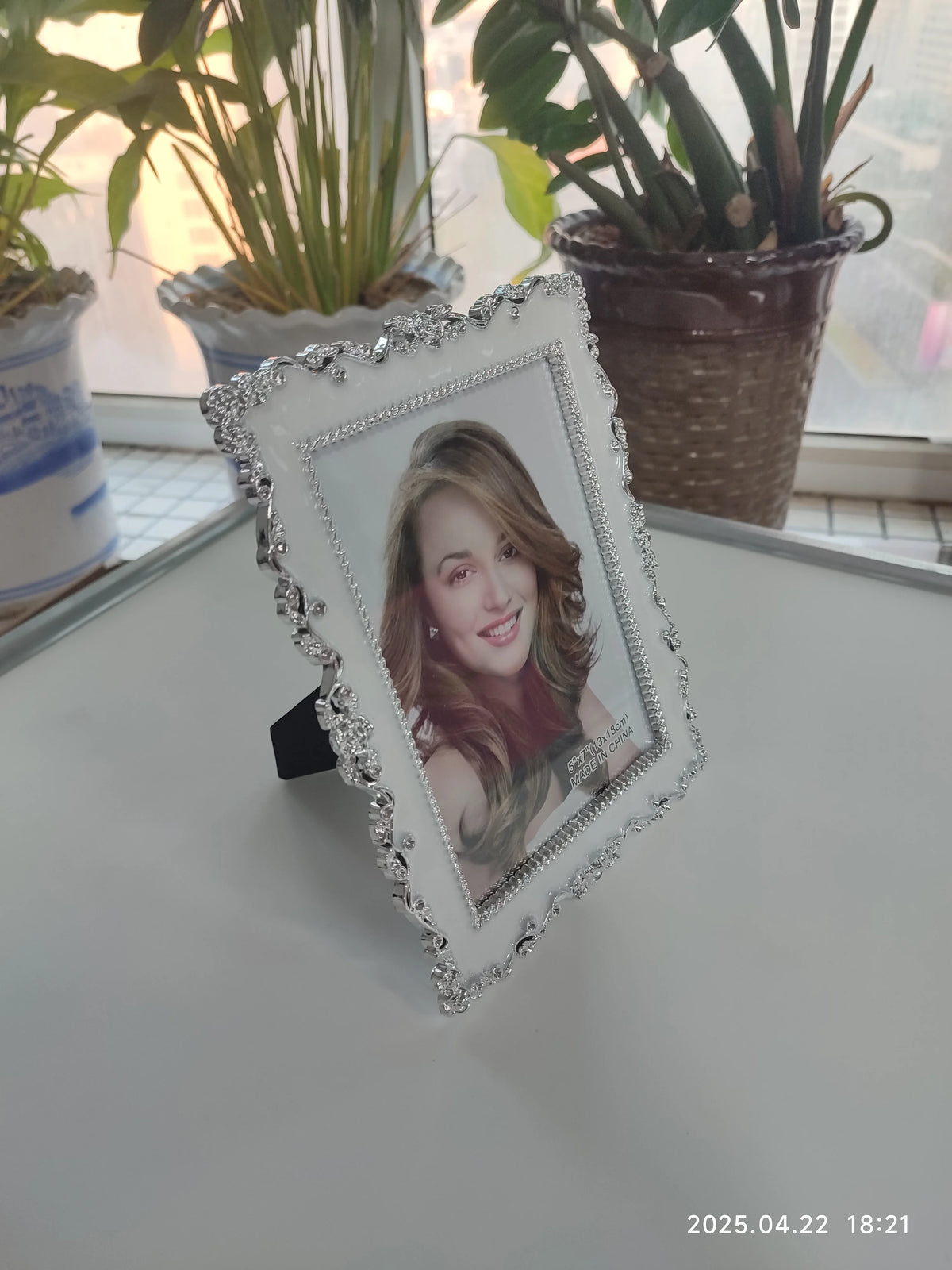 cadre photo mariage résine or argent classique décoratif transparent fixationsarrière 10x15cm 13x18cm