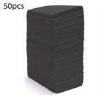 serviettes jetables simples rayures horizontales violet bleu clair noir rose pack 50 pièces