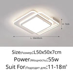 plafonnier led blanc contemporain moderne salon chambre opacité fixations invisible
