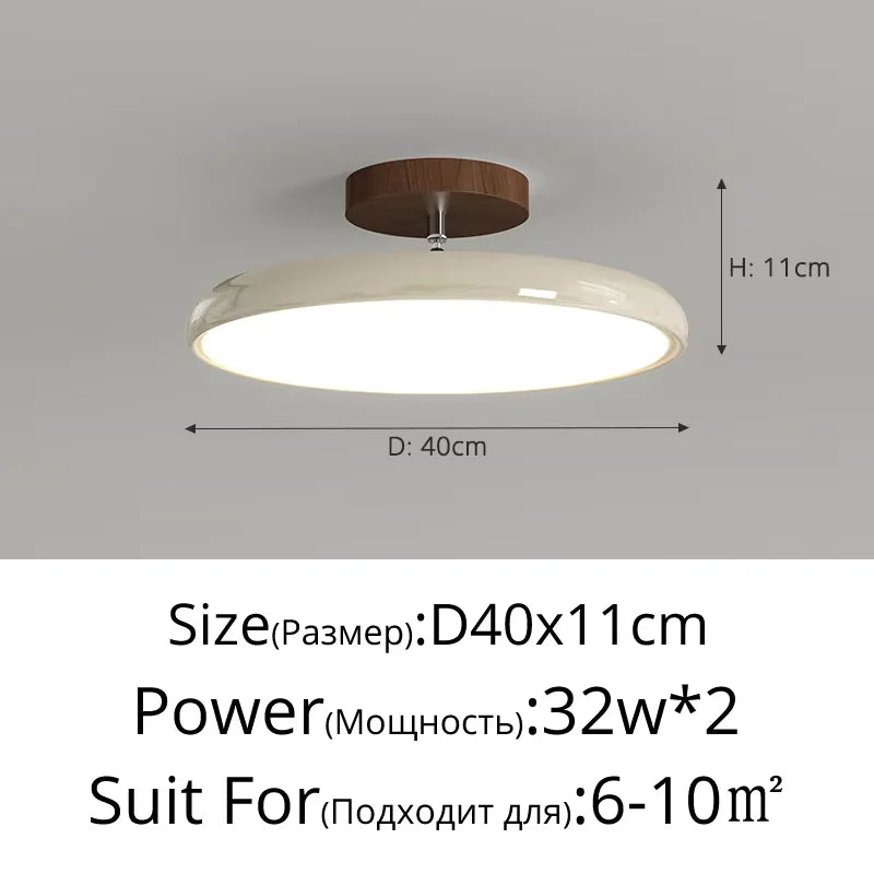 lampe led moderne minimaliste rond fer marron vert beige variable sans télécommande