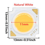puce led cob 1313 carrée blanc naturel haute luminosité éclairage moderne haute qualité