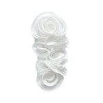 accessoire décoration mode fleur roses relief orange rose blanc rouge moderne élégant polyester