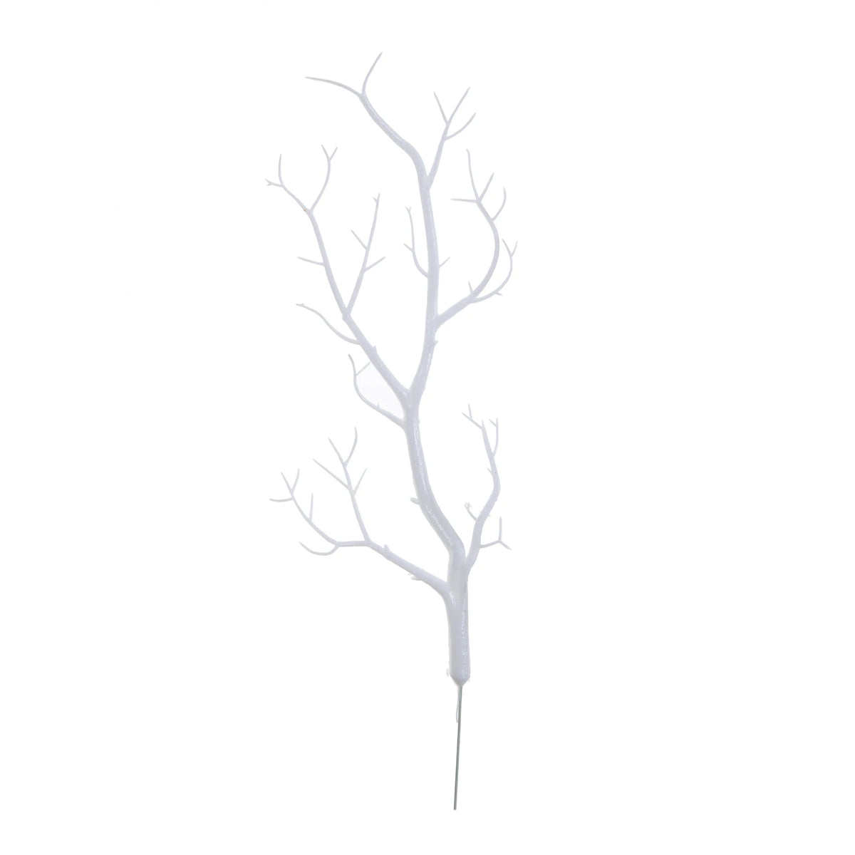 branches artificielles or blanches modernes décoration extérieure vase minimaliste noires