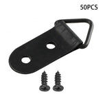 supports tableau photo cadre bronze noir industriels visserie 50 pièces 18x39mm