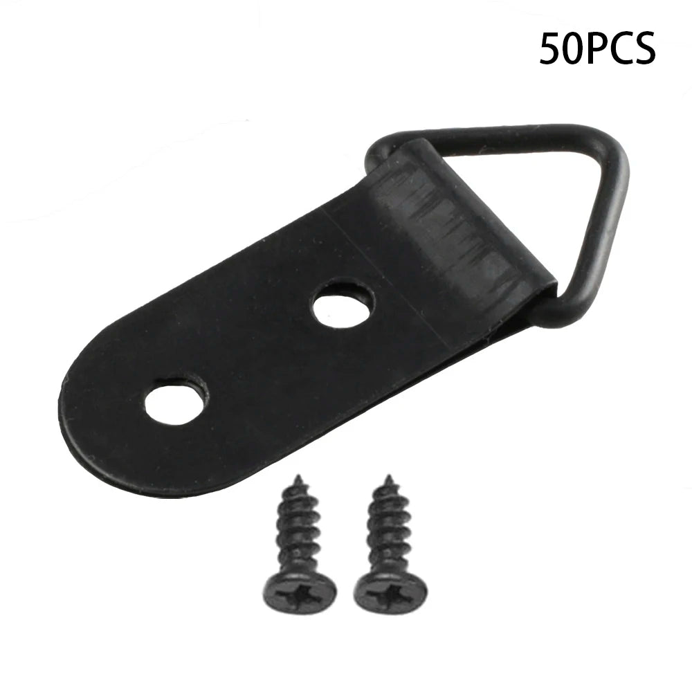supports tableau photo cadre bronze noir industriels visserie 50 pièces 18x39mm