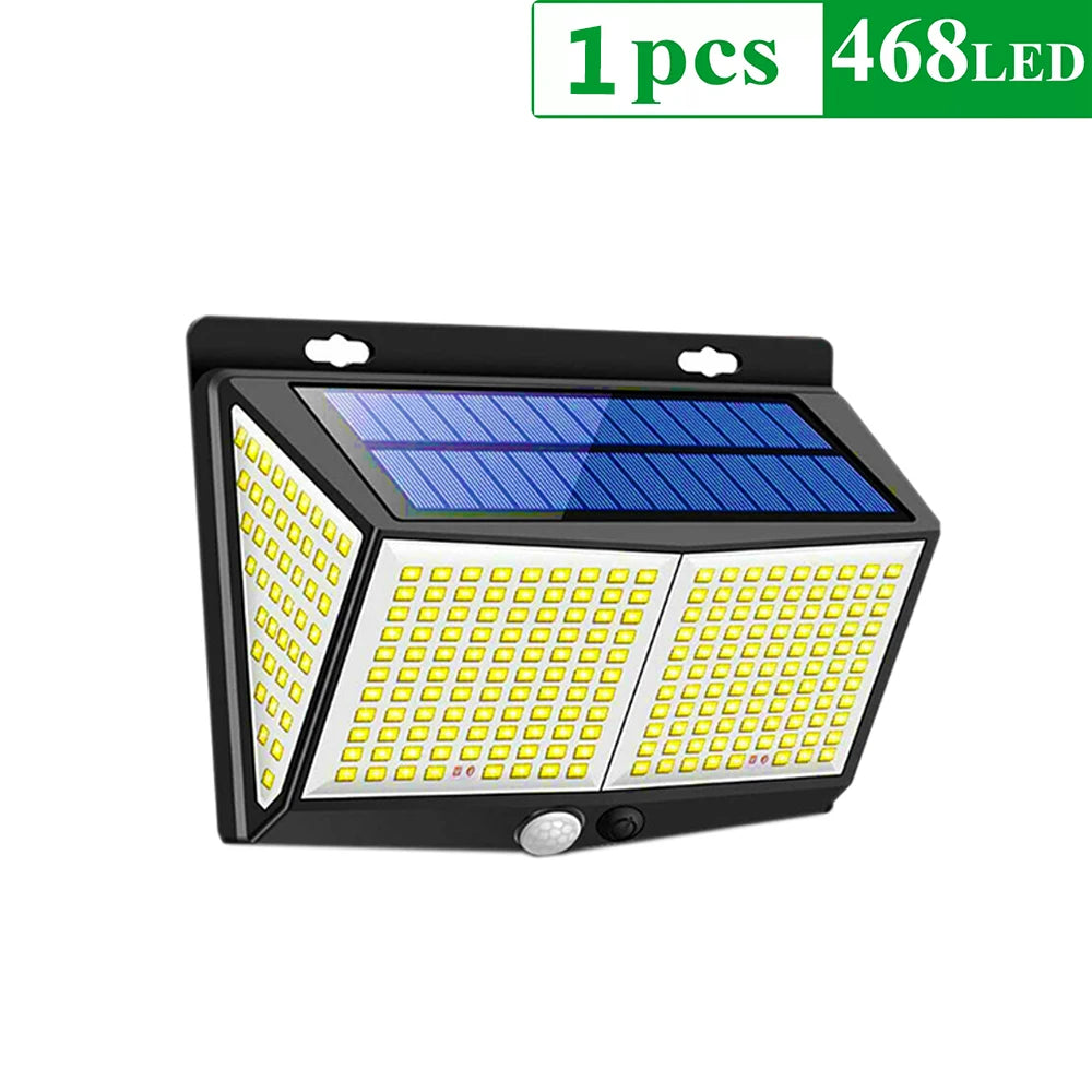 lumière solaire led moderne extérieure capteur mouvement panneau solaire clips noir bleu blanc