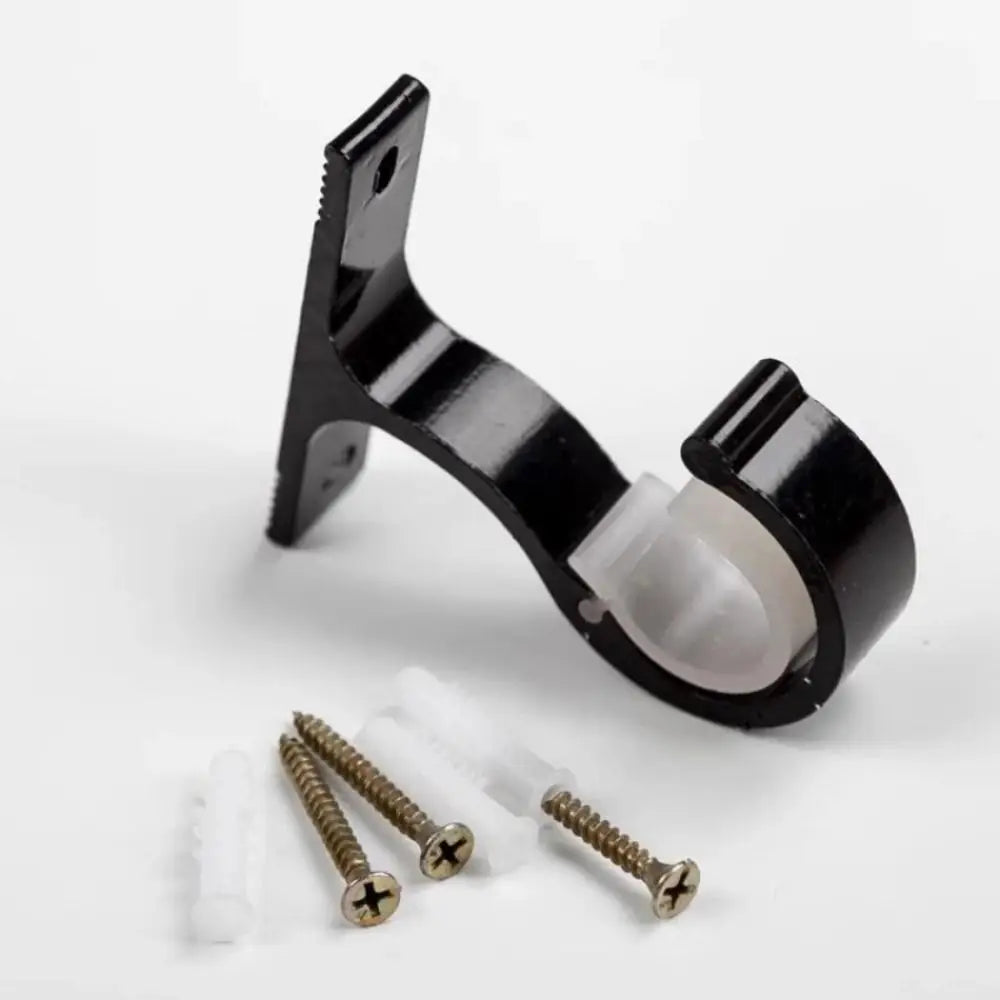 support rideau moderne vis fixations blanc doré noir bronze gris lisses opaques