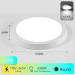 plafonnier led moderne blanc rond carré adaptateur 110240v ccc rohs ul