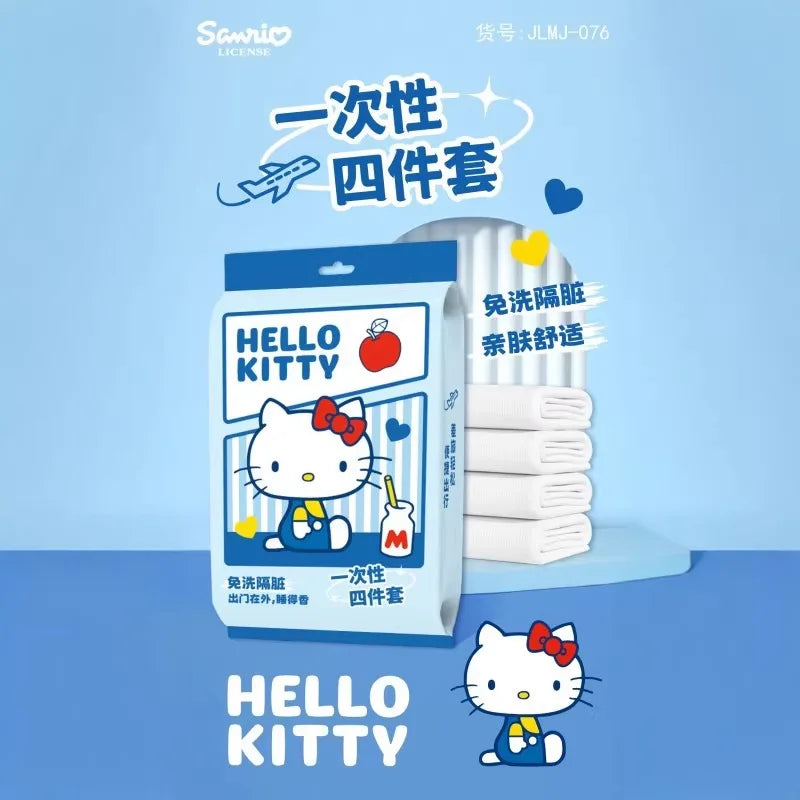 kits literie jetable kuromi mariage anniversaire noel serviettes kawaii motifs personnages