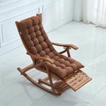 coussin chaise bascule mousse pe polyester moderne confortable patch travail uni doux opaque