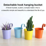 pots suspensibles fleurs couleurs modernes crochets détachables matériaux fer minimalistes