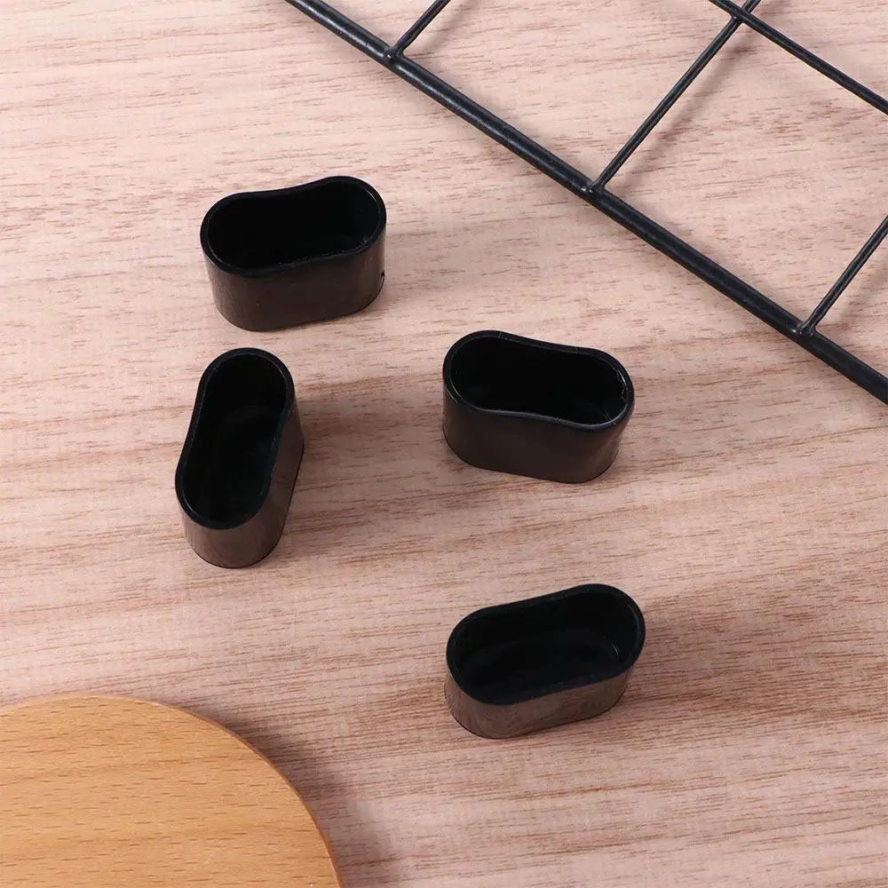 cache pieds moderne noir uni 15mm 20mm 25mm 30mm 34mm 40mm 50mm protection meuble