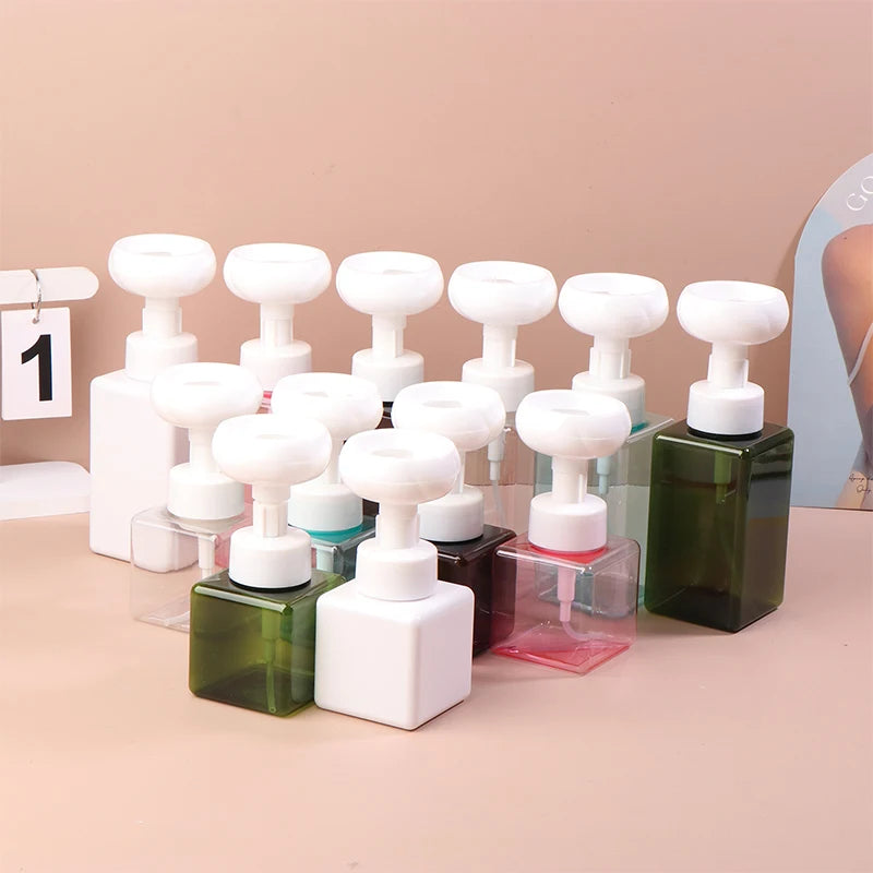 distributeur savon liquide mousse moderne blanc vert rose noir transparent