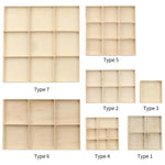 boîtes rangement modulaires bois naturel compartiments modernes accessoires bijoux décorations noël lettres bois