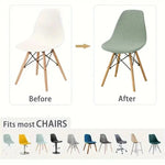 housse chaise extensible tissu motifs géométriques moderne vert gris noir festive mariage banquet