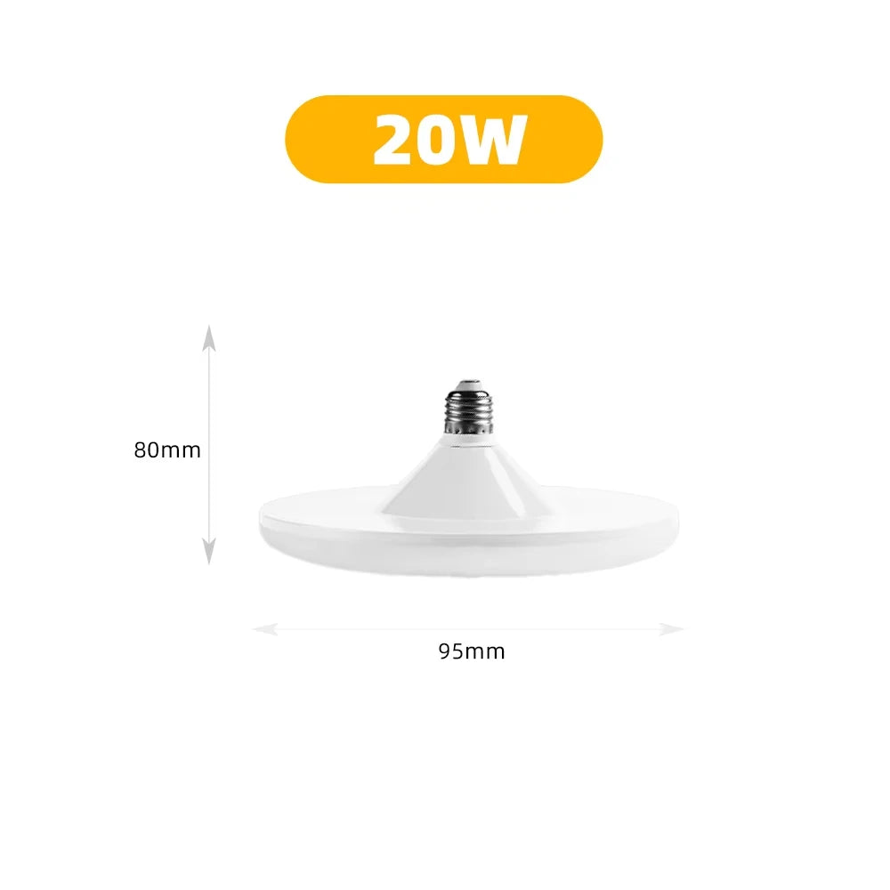 ampoule led ufo forme soucoupe volante 220v blanc froid 5500k 7000k e27 moderne