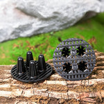 coussinets perforés protection racines pots fleurs anti moisissure utilitaires jardinage noirs