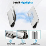 clips magnétiques rideaux argenté moderne minimalistes lisses aimants inclusion 10 pièces fixations