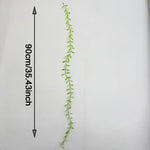 rideau artificiel feuilles vert clair décoration intérieure moderne clips anniversaire mariage fêtesValueHandling: