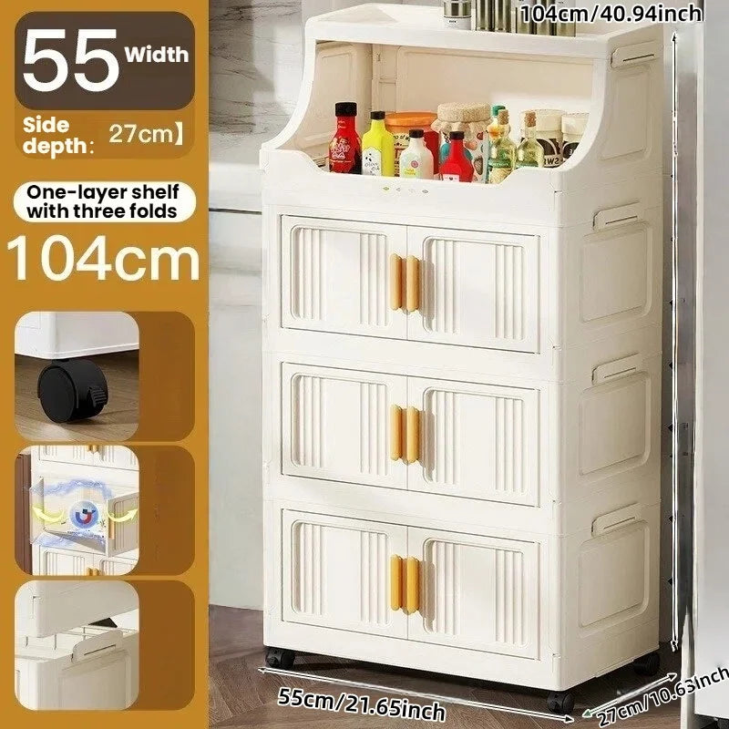 boîtes rangement blanc moderne roulettes porte tiroir compartiments transparents facile