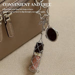 porte clés miroir étoile lèvres maquillage organisateur voyage féminin élégant core argenté rose
