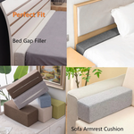 Variété de tailles de coussins pour tête de lit disponibles chez Ombre Interieur