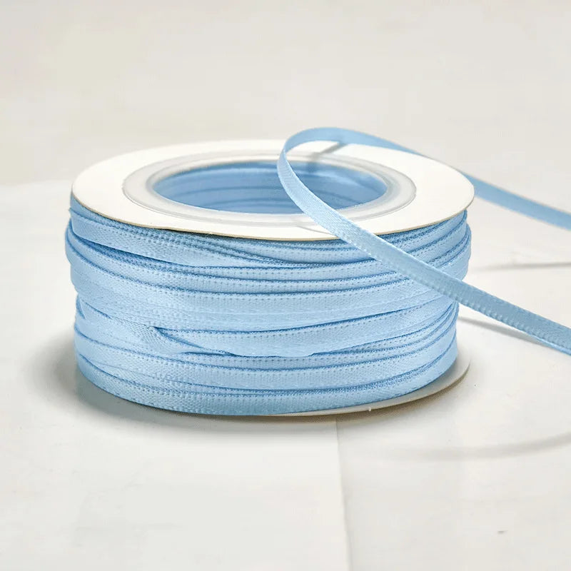 rubans satinés unis 45 yards polyester largeur 3mm décoration noel nœuds diy élégants rose