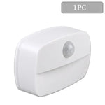 lampe led murale sans fil adhésive rectangle moderne flux lumineux faible blanc batteries aaa