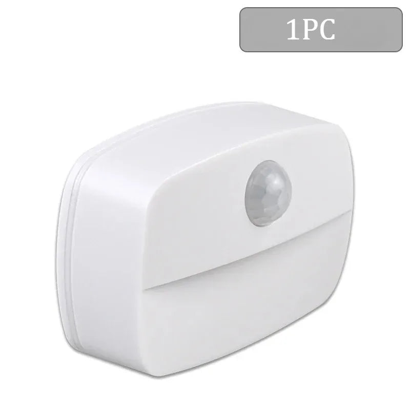 lampe led murale sans fil adhésive rectangle moderne flux lumineux faible blanc batteries aaa