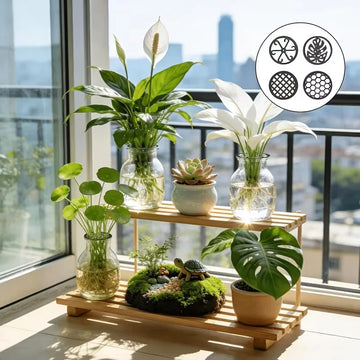 supports rangement tiges plantes attaches organisation branches jardin facile utilisation sans piles kit structure