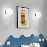 appliques murales modernes lampes décoratives astronautes lunes éclairage blanc bébé chambre