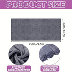 serviettes microfibres violet gris velours absorption rapide serviettes salon coton polyester moderne halloween