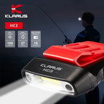 lampe frontale rechargeable cob pince visor clip câble usb sensoriel mouvement pêche camping travail