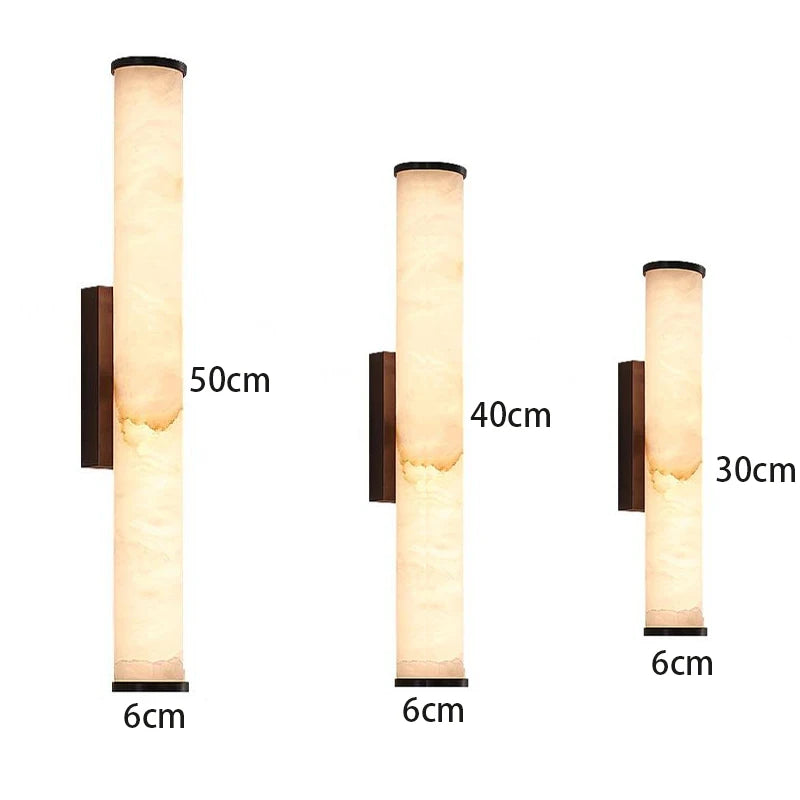 lampe murale moderne marbre artificiel beige noir fixée mur flux lumineux led 249 2000