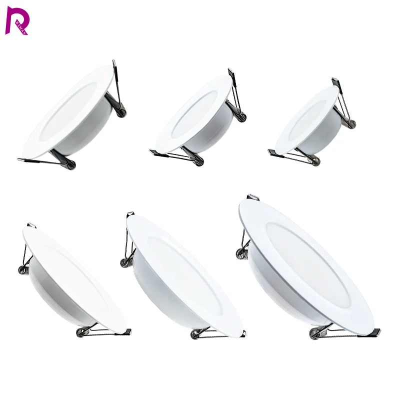 lampe led encastrable moderne blanc clips guide 3w 5w 7w 9w 12w 15w