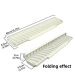 tapis drainage évier silicone gris moderne éponge vaisselle assiettes bols séchage respectueux environnement