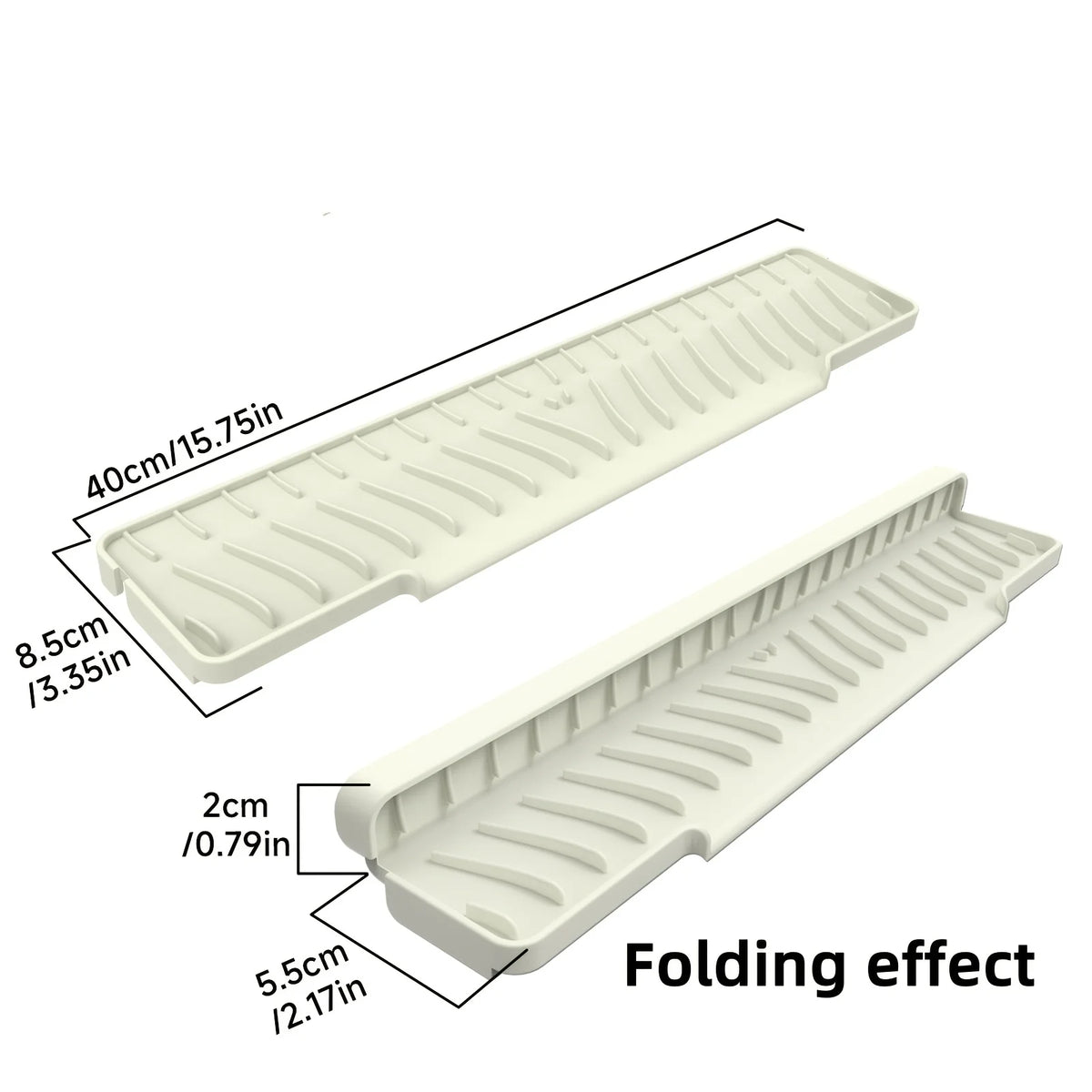 tapis drainage évier silicone gris moderne éponge vaisselle assiettes bols séchage respectueux environnement