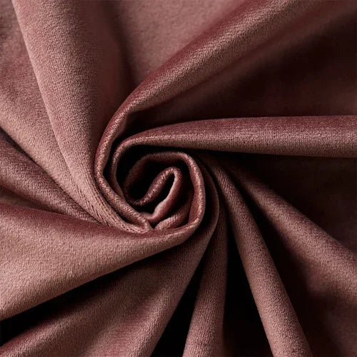 tissu velours polyester largeur 155cm couleurs vert beige rose bleu jaune uni opaque moderne