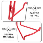 support mural industriel extincteur incendie fixations murale outils manuels stockage derrière porte fer rouge