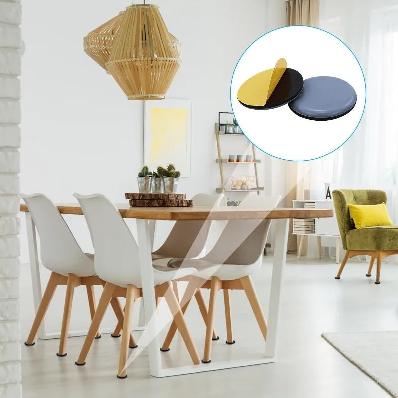 protecteurs table adhésifs modernes gris jaune 50mm 60mm 70mm meubles sols lisses tapis carreaux