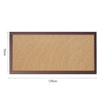 tapis sol moderne tissé géométrique beige marron foncé 50cm 130cm 56cm 100cm 60cm 120cm