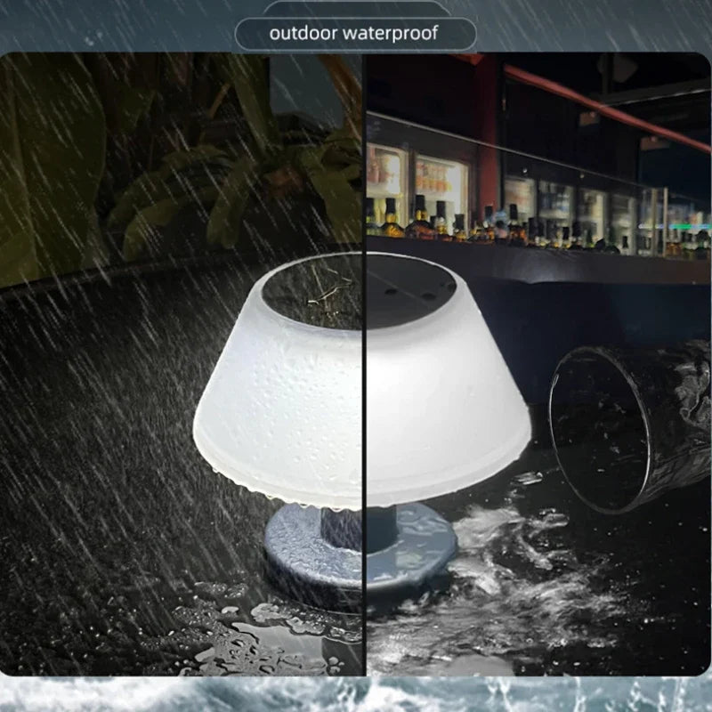 lampe table moderne rechargeable usb blanc noir matériau abs led variable intensité basse consommation
