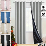 rideaux modernes uni polyester opaques gris noir beige anneaux métalliques chambre hospitalière