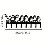 porte clefs mural noir silhouette chien pattes moderne decoration maison objet decoratif
