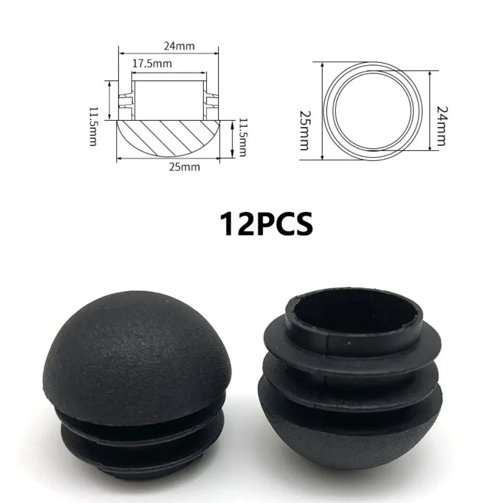 protège tiges adhésifs plastique noir sphérique moderne antiderapant feutre sol protection pièces
