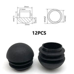 protège tiges adhésifs plastique noir sphérique moderne antiderapant feutre sol protection pièces