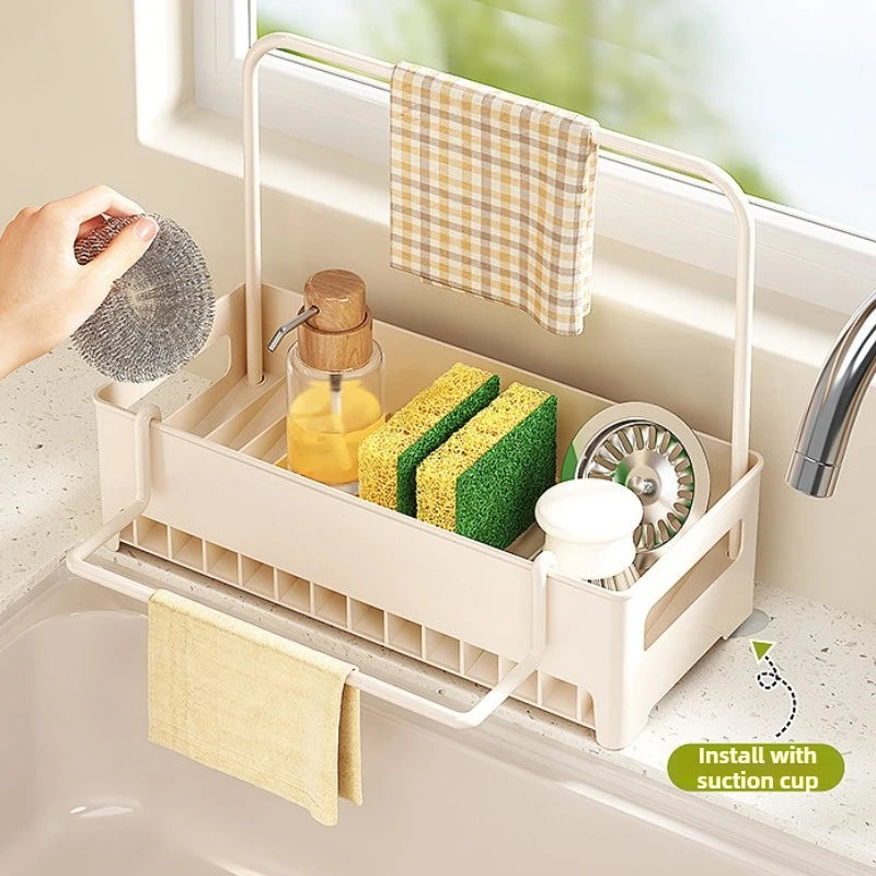 organisateur vaisselle moderne portable pliable succion cups rangement vaisselle nettoyage multifonctionnel