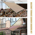 Détail des œillets de fixation du filet d'ombrage