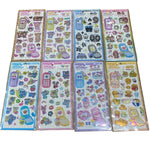 sticker kawaii 3d dessins animés motifs floraux adhésifs mignons collection mixte téléphone artisanal