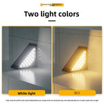 lampe solaire extérieure noire blanche led adhésif double face facile sans câblage 12 heures